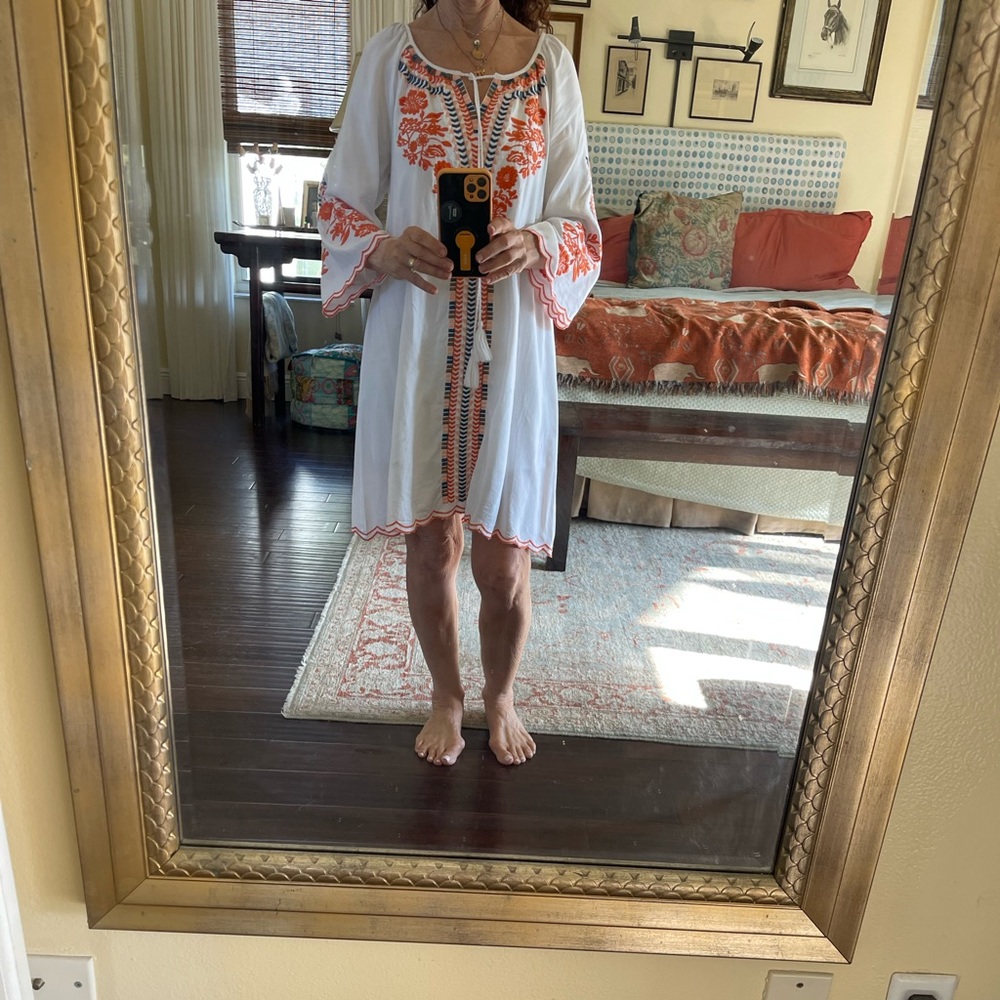 Embroidered Tunic Dress